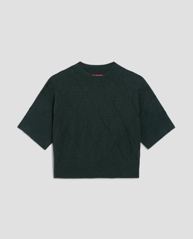 Pull court à manches courtes J590 spruce green