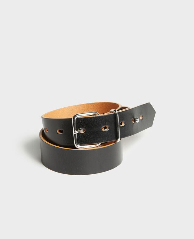 Ceinture en cuir Black beauty