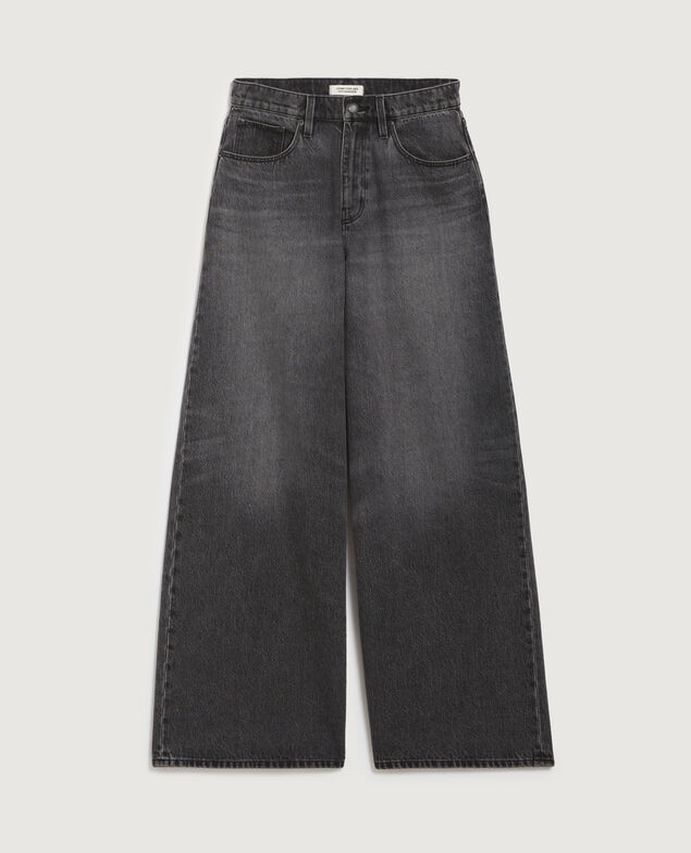 Jean wide K081 dark gray