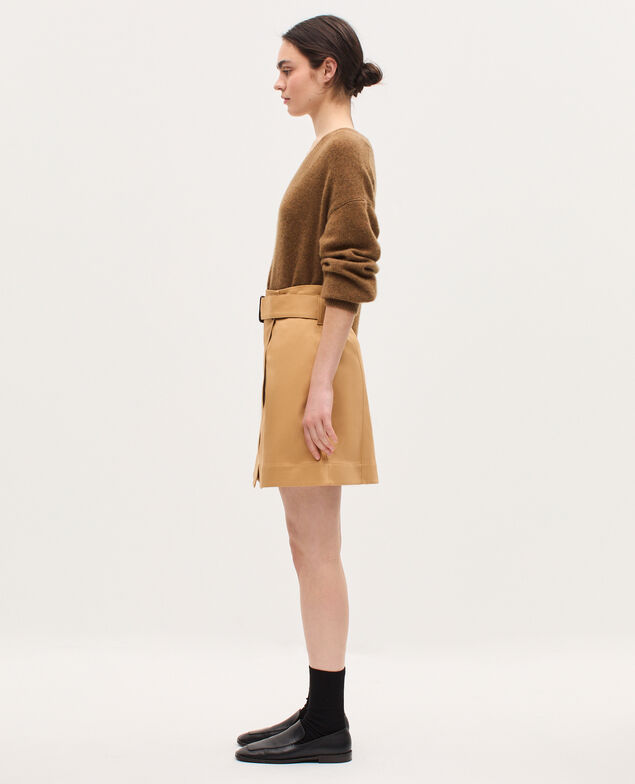 Jupe courte portefeuille K320 prairie sand