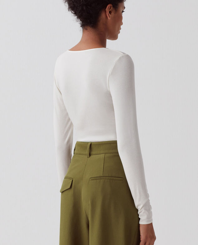T-shirt seconde peau A040 ivory