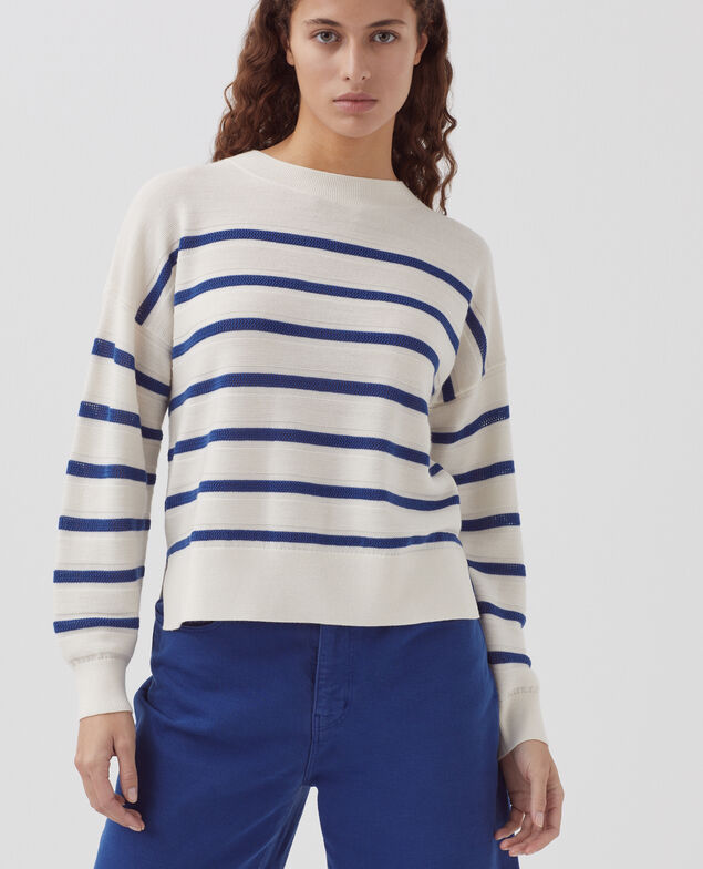 MADO - Pull en laine mérinos H650 st wisteria
