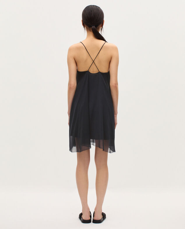 Robe courte en mousseline  K080 vulcan gray