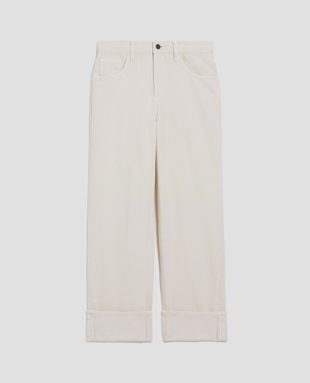 Jean regular à larges revers U300 natural