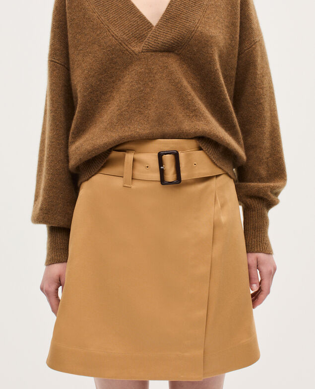Jupe courte portefeuille K320 prairie sand