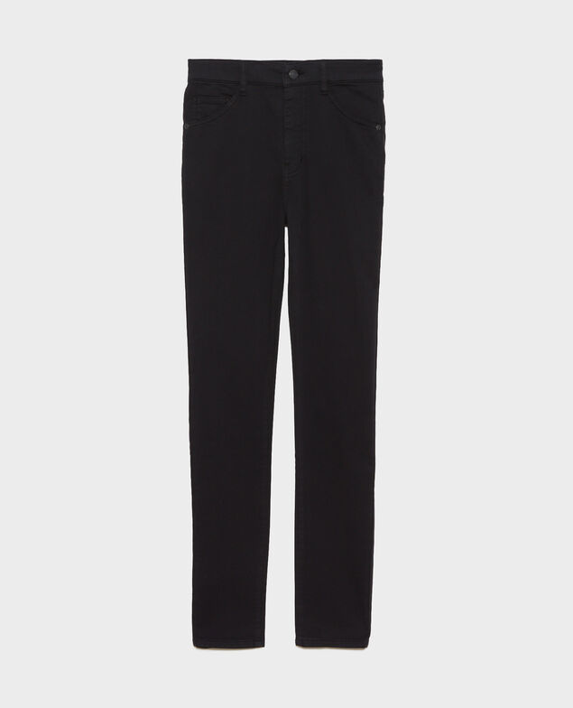 DANI - SKINNY - Jean taille haute 5 poches Black beauty