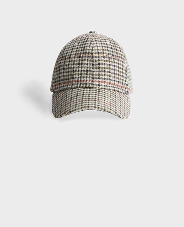 Casquette à carreaux 8883 02 lightgray
