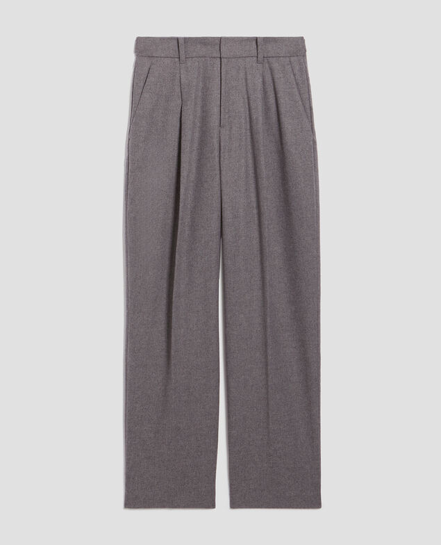 Pantalon droit en laine U060 gray