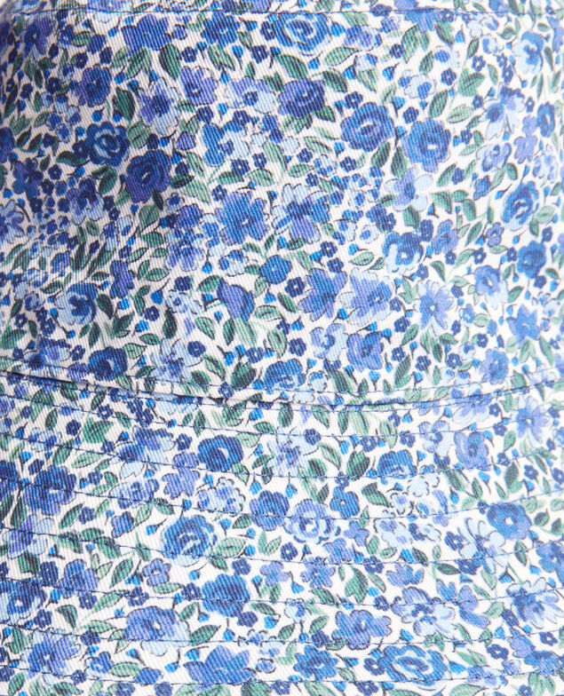 Bob fleuri réversible 92 print blue