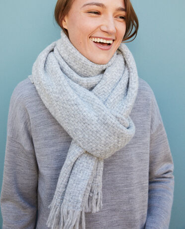 Grosse &eacute;charpe Light grey