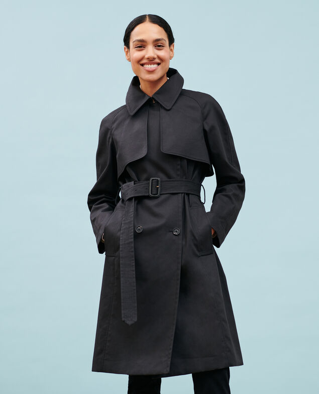 CATHERINE - Trench iconique 7016c 09 black