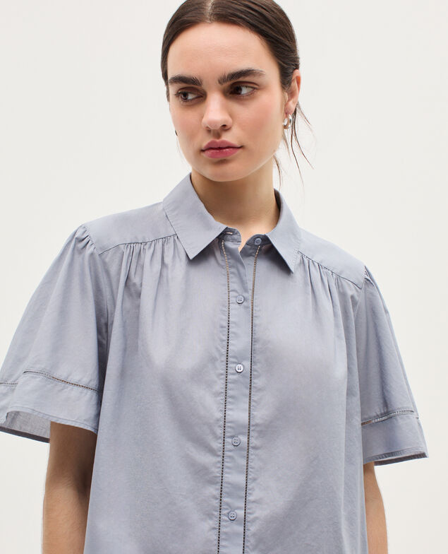Chemise en voile de coton K040 tradewinds gray