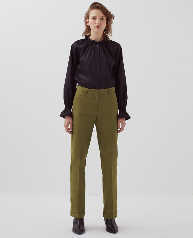 Pantalon droit COLETTE H570 military olive