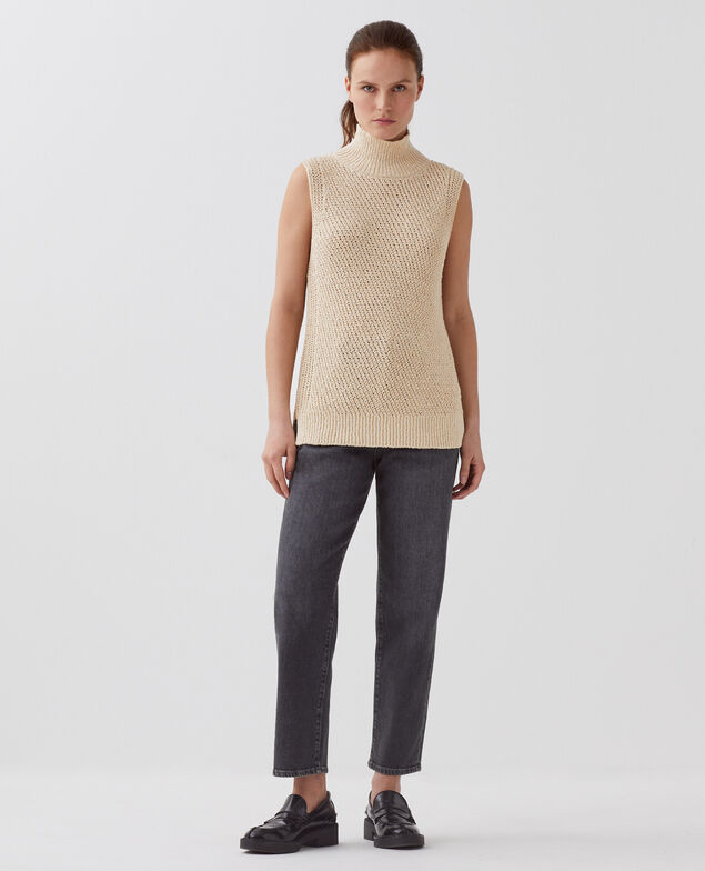 Pull sans manches H311 oyester gray