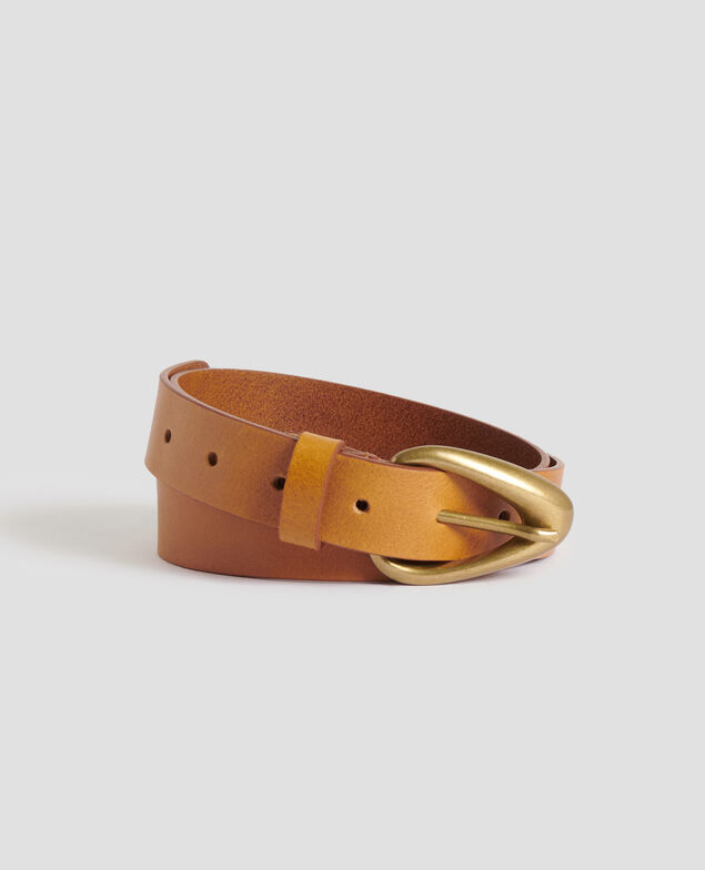 Ceinture en cuir J490 mustard gold