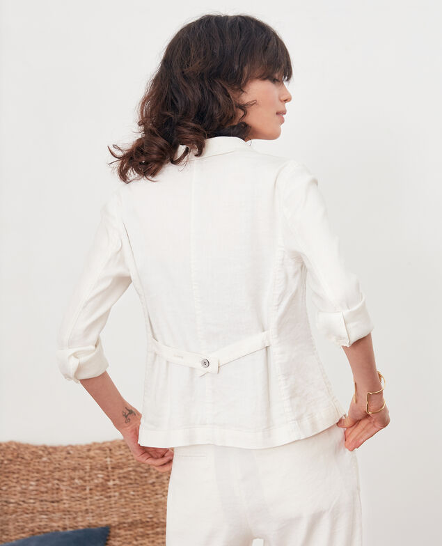 Veste de tailleur avec lin Kaolin