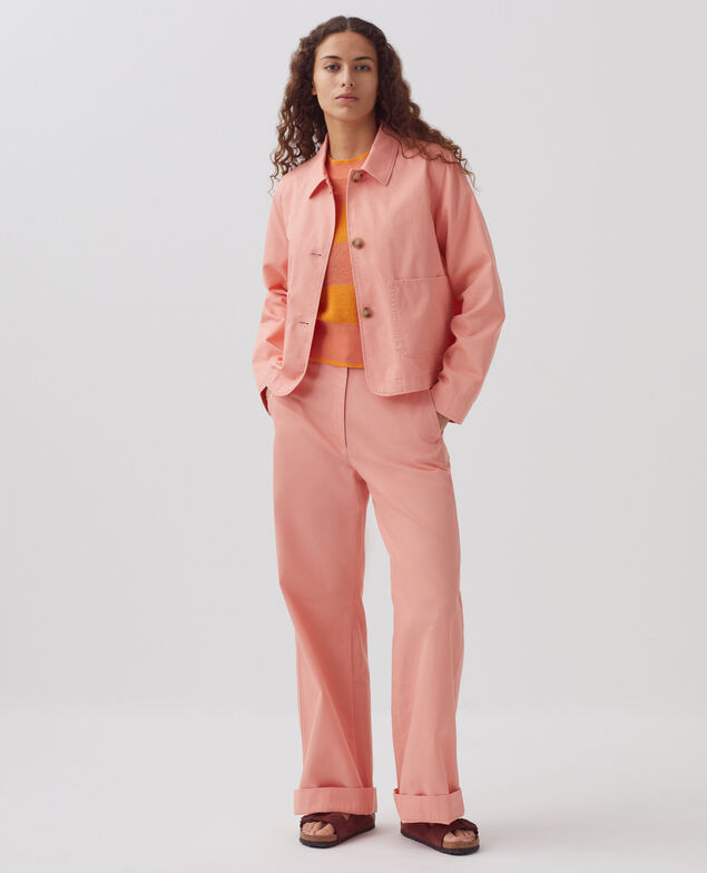 Veste workwear H100 coral almond