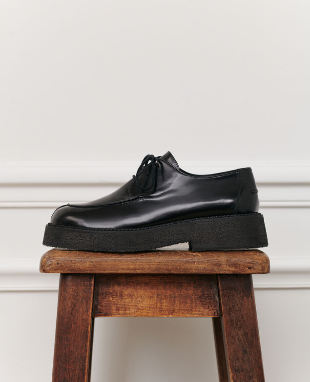 Derbies en cuir brillant 4216 black_beauty