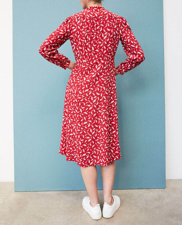 Robe imprimée Earth red