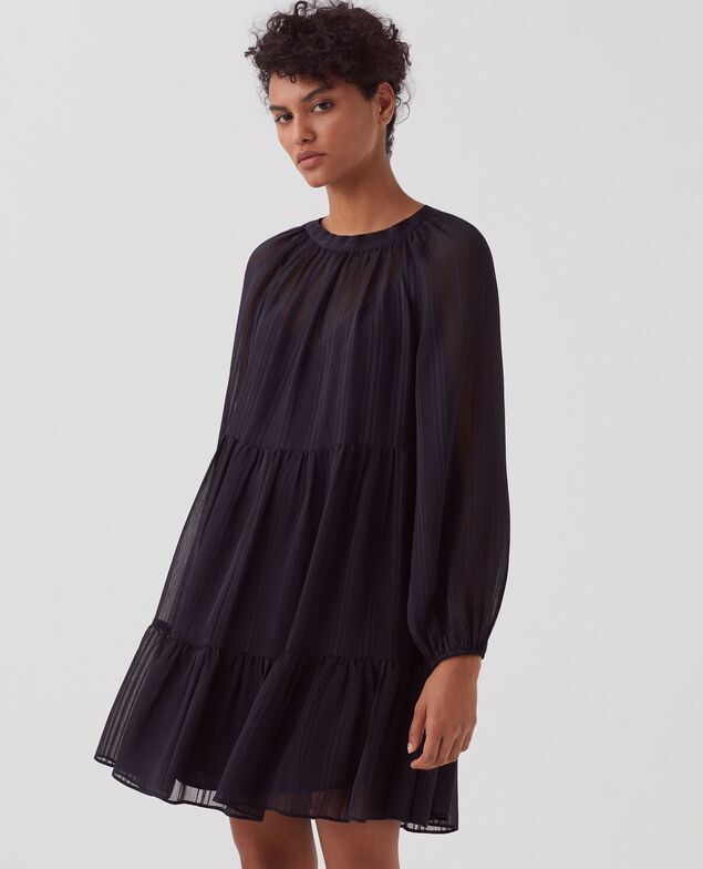 Robe courte fluide H695 night sky