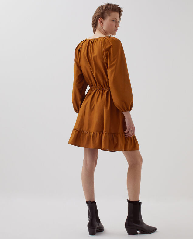 Robe courte à manches 3/4 I360 monks robe brown