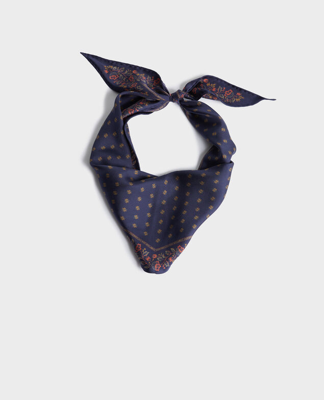 Foulard en soie format losange Night sky
