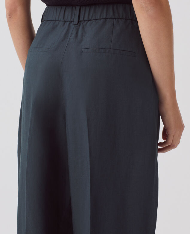 Pantalon à plis J690 blueberry