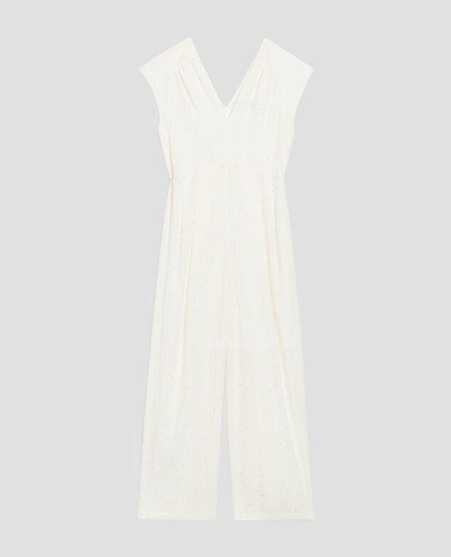 Combinaison broderie anglaise H003 white
