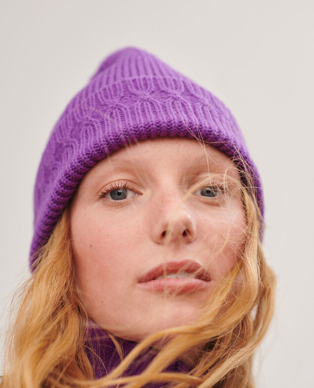 Bonnet en laine vierge 6022 brun_sienne