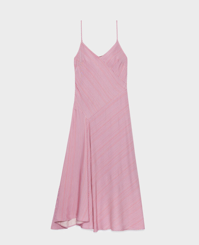 Robe fines bretelles 0721 lilac stripe