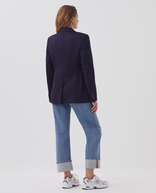 Veste de costume en laine H695 night sky
