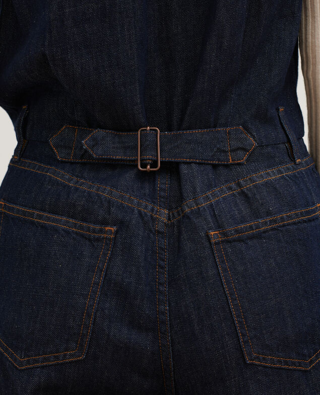 Combinaison en toile denim 0681 rinse denim