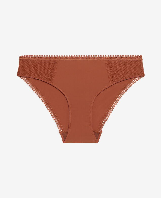Culotte taille basse DAILY FEMININ Daily feminin Marron cannelle