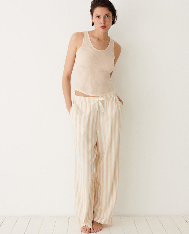 T-shirt sans manches HEATTECH POINTELLE Heattech pointelle Beige granit