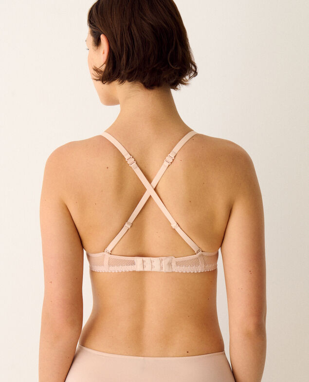 Soutien-gorge triangle moulé sans armatures DAILY FEMININ Daily feminin Poudre