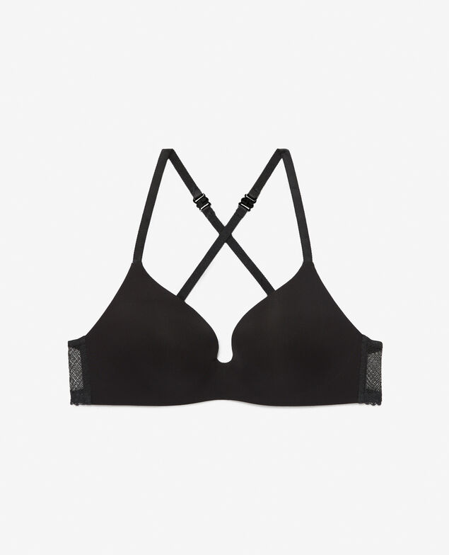 Soutien-gorge triangle moulé sans armatures DAILY FEMININ Daily feminin Noir