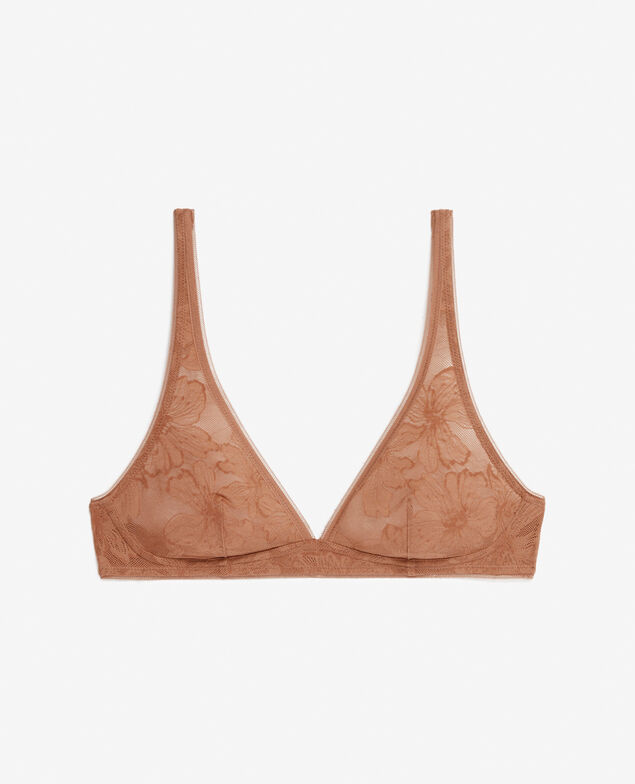 Soutien-gorge triangle sans armatures SASHA Sasha Brun chataigne