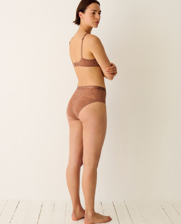 Culotte taille haute SASHA Sasha Brun chataigne