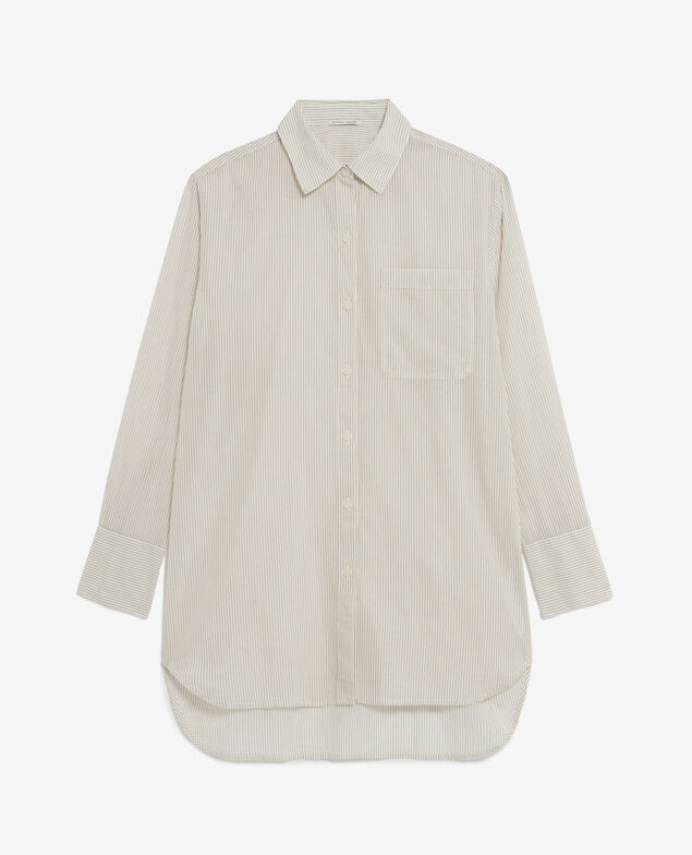 Veste de pyjama BOYFRIEND Boyfriend Rayure vert lichen/white