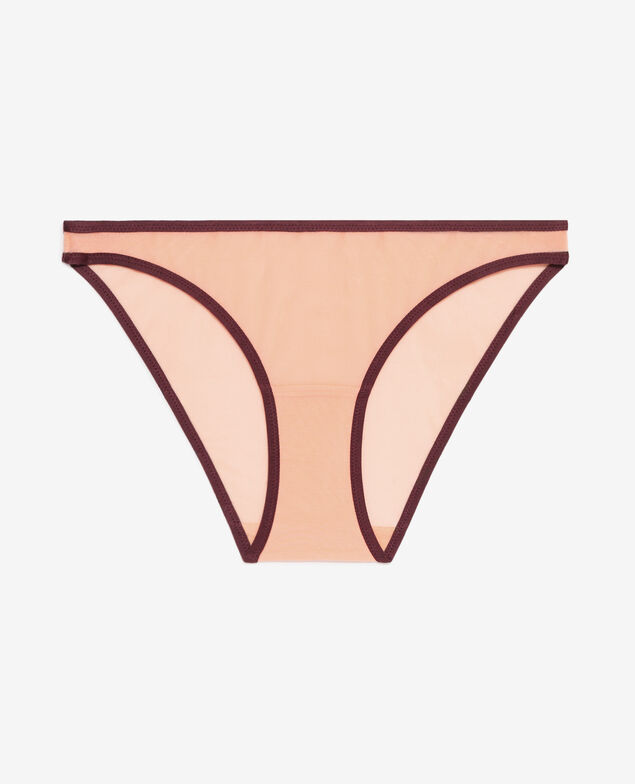 Culotte taille basse CHERI TULLE BICOLOR Cheri tulle bicolor Rose pêche/prune