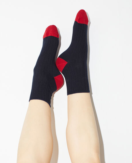 Chaussettes BICOLORES Bicolores Bico blue red