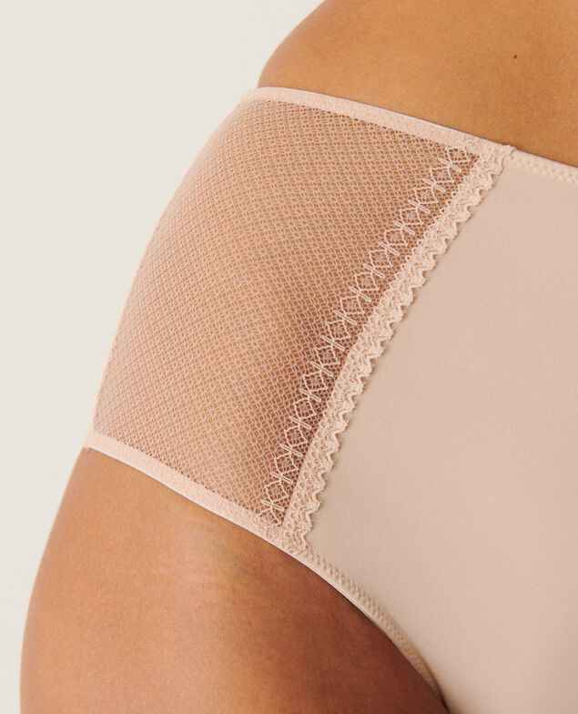 Culotte taille haute DAILY FEMININ Daily feminin Poudre