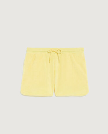 Short TERRY TOWEL Terry towel Yallow vanilla