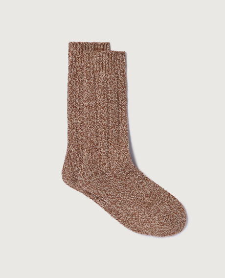 Chaussettes CHINEES Chinees Mel brown white