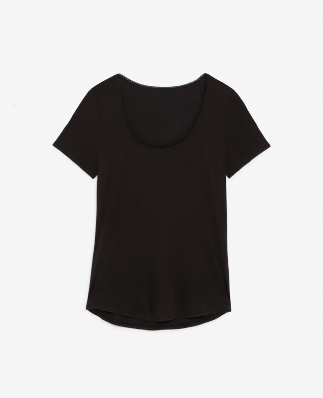 T-shirt manches courtes HEATTECH SECONDE PEAU Heattech seconde peau Noir
