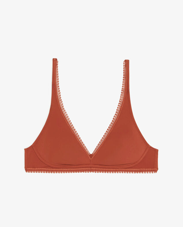 Soutien-gorge sans armatures DAILY FEMININ Daily feminin Marron cannelle