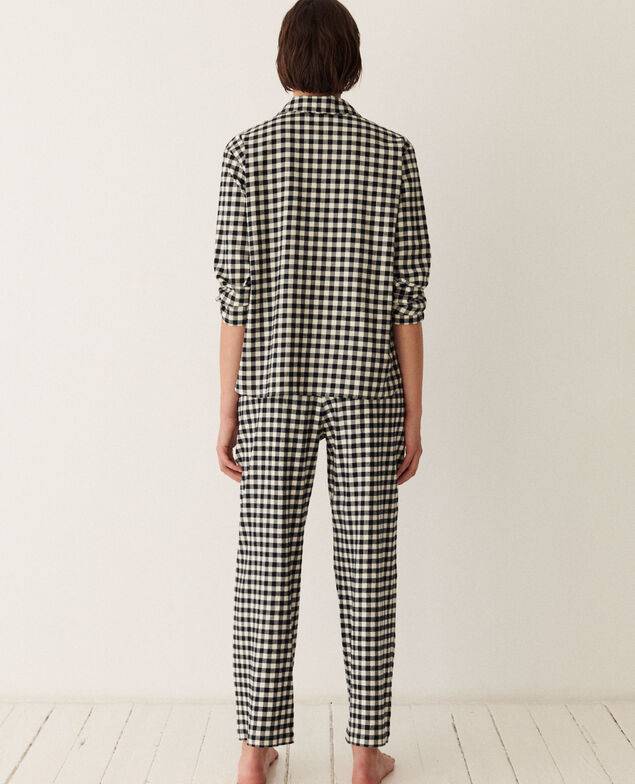 Set de pyjama DREAM FLANELLE Dream flanelle Mini vichy noir