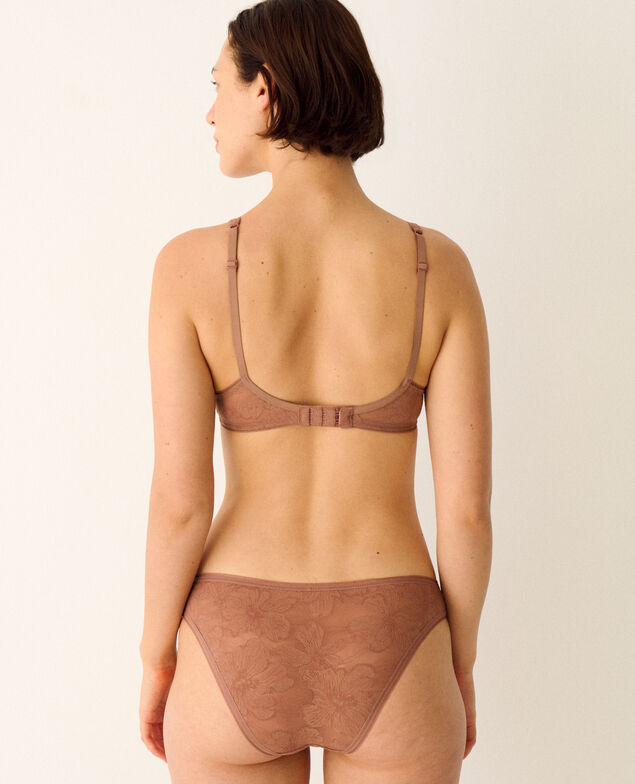 Soutien-gorge triangle sans armatures SASHA Sasha Brun chataigne