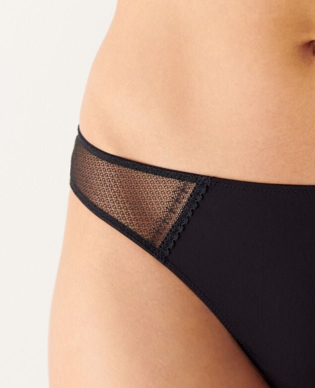 Tanga DAILY FEMININ Daily feminin Noir