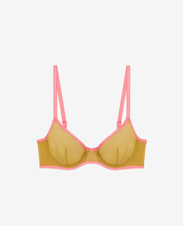 Soutien-gorge avec armatures CHERI TULLE BICOLORE Cheri tulle bicolore Vert olivette/rose fluo